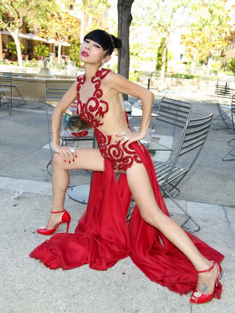 Bai Ling Posing Outdoor 06