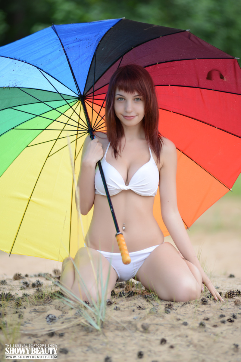 Young Redhead Girl With Nice Big Boobs 02